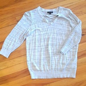 3/4 sleeve light sweater